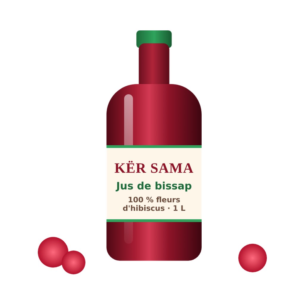 Jus de bissap 1 L